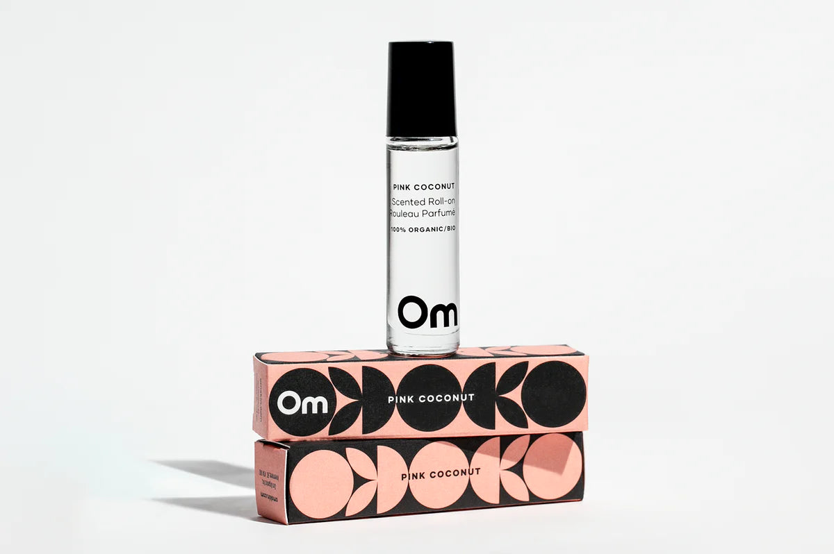 OM Organics Pink Coconut Scented Roll On